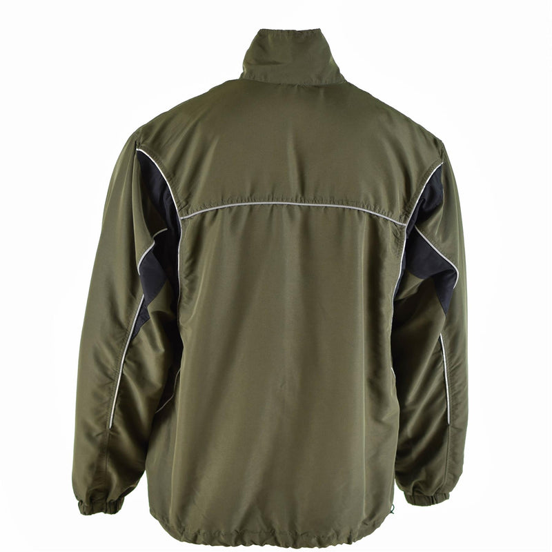 Original Österreichische Bundeswehr Trainingsanzug Top Jacke Sport Vintage OD Grün