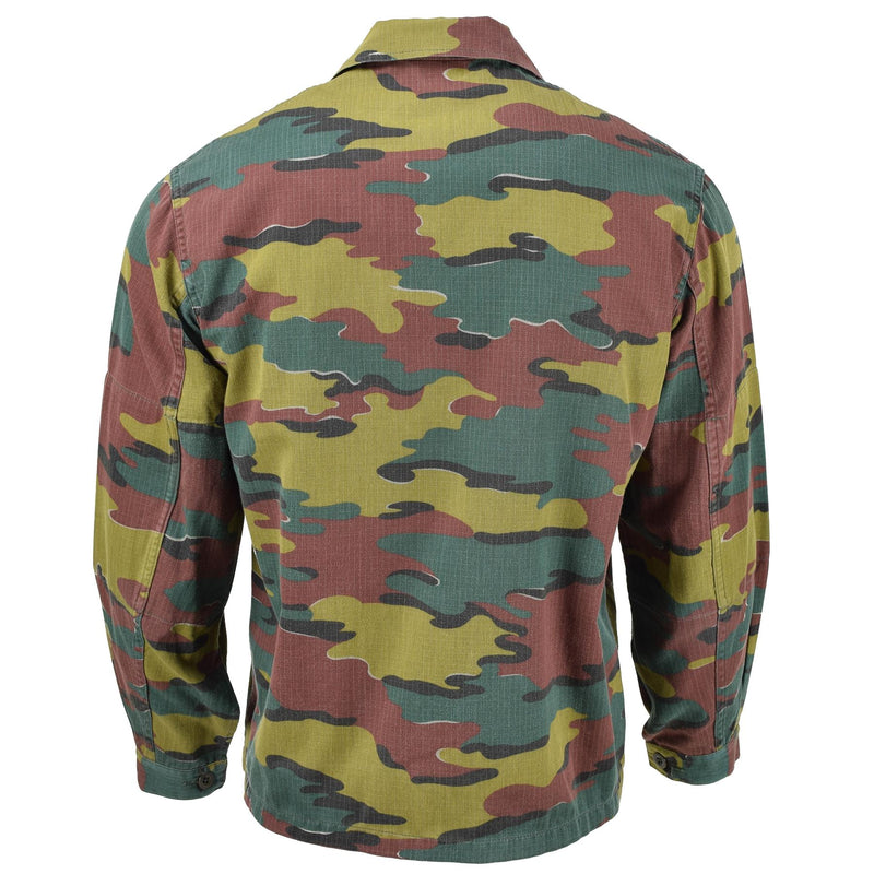 Echte belgische Armee Kampf Feldhemd Bluse Rip Stop Militär Überschuss