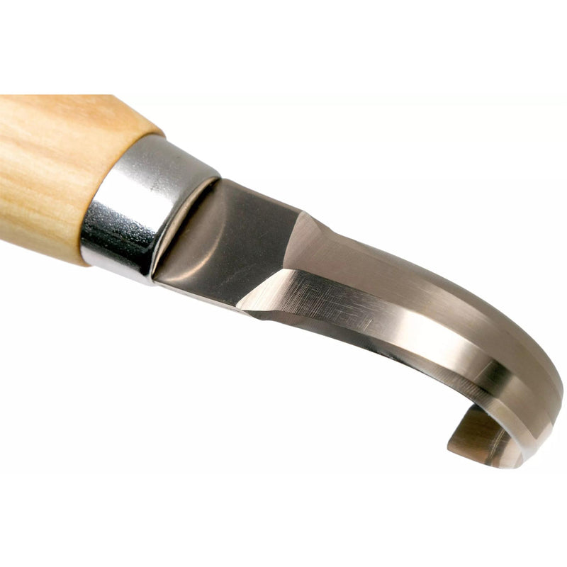 MORAKNIV Holzschnitzhaken Messer Löffel 162 doppelschneidig Edelstahl Birke