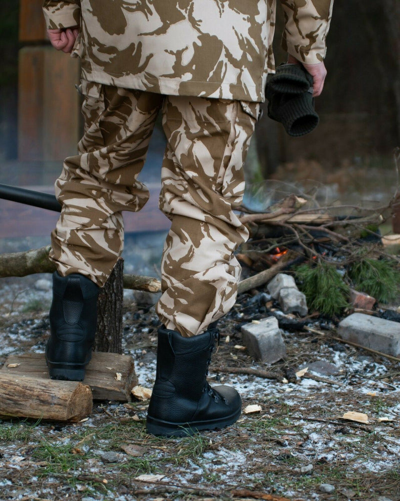 Echte britische Armee Kampfhose Wüsten Militärhose winddicht NEU