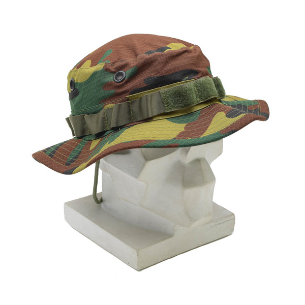 TACGEAR Brand Boonie-Hut belgischer Militärstil Jigsaw Camo Ripstop breite Krempe 