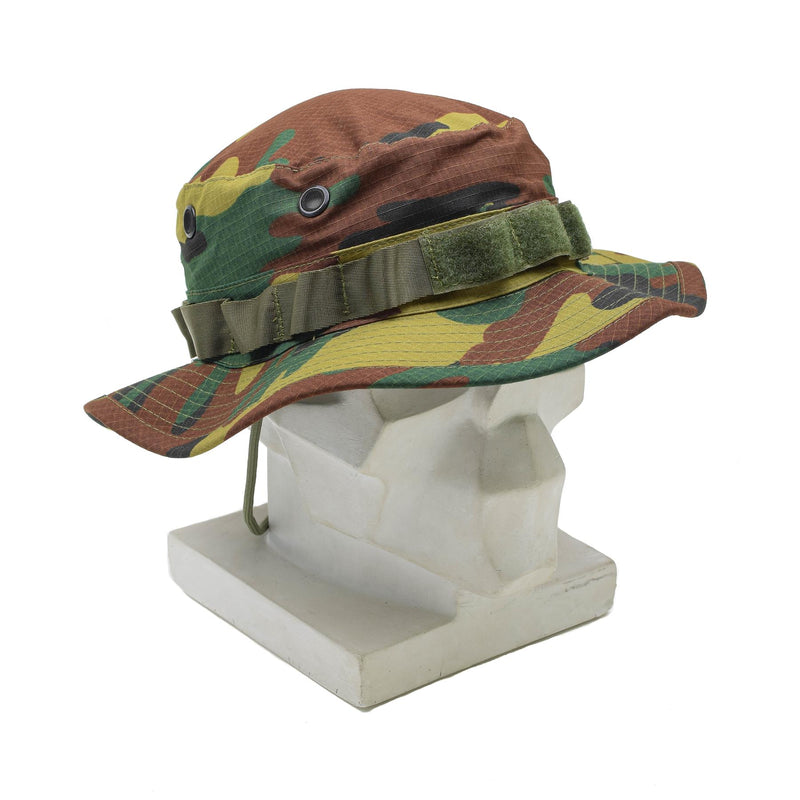 TACGEAR Brand Boonie-Hut belgischer Militärstil Jigsaw Camo Ripstop breite Krempe 