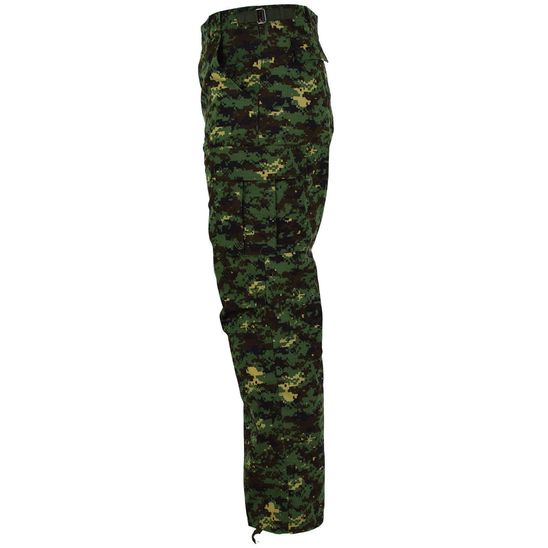 Echte Guinea Bissau Armeehose Ripstop Dschungel Camouflage Militärausgabe neu