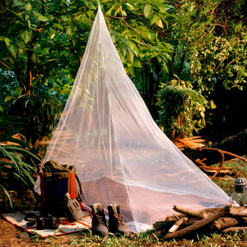 Pharmavoyage Moskitonetz Trek 1 Camping Outdoor Insektenschutz Mesh Schutz Weiß
