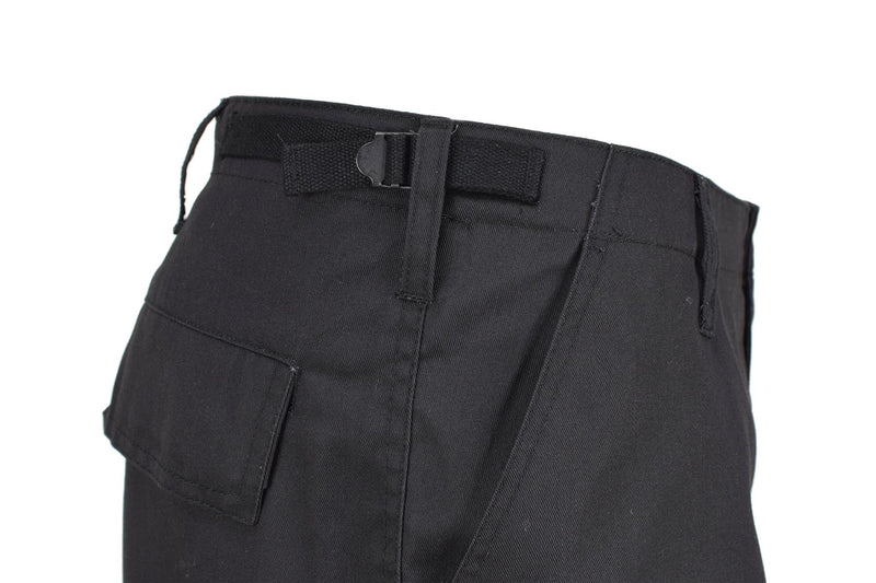 Mil-Tec Brand Militär-Stil Truppen Bermuda Kampfuniform Armee Shorts schwarz