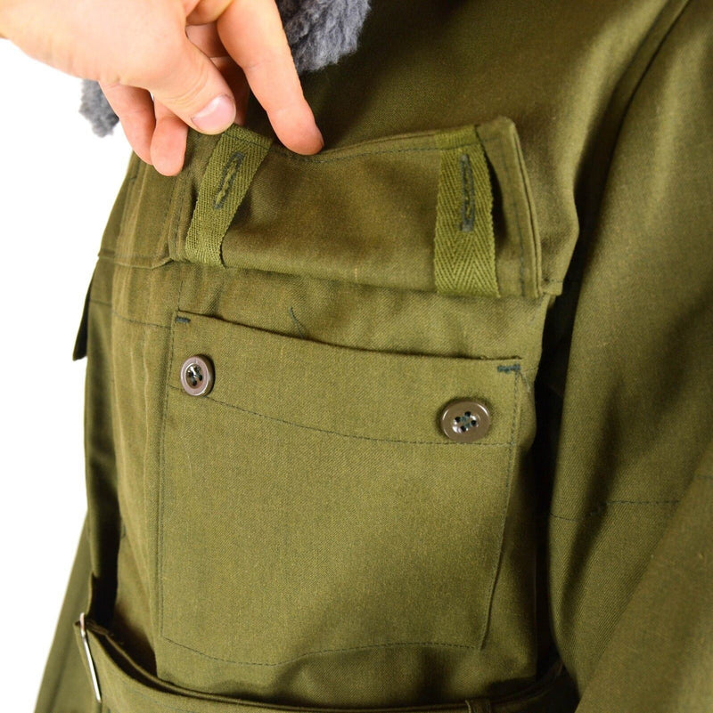 Original tschechische Armee Feldparka M85 Armee Ausgabe Winterjacke mit Kapuze und Futter NEU