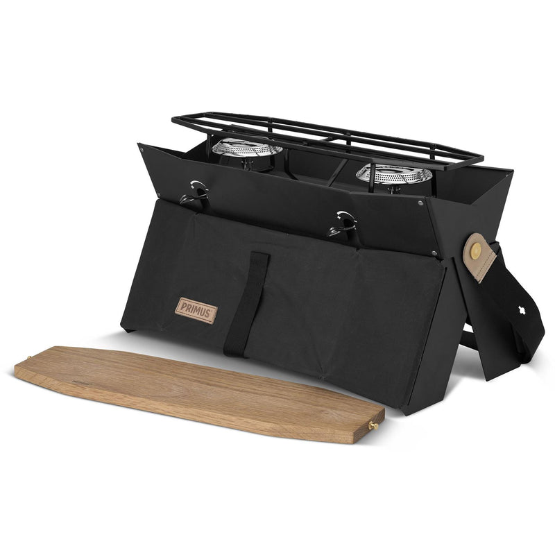 Primus Onja Stove DUO kompakter Doppel-Campingkocher mit Brenner, Outdoor-Küchen-Kochgeschirr
