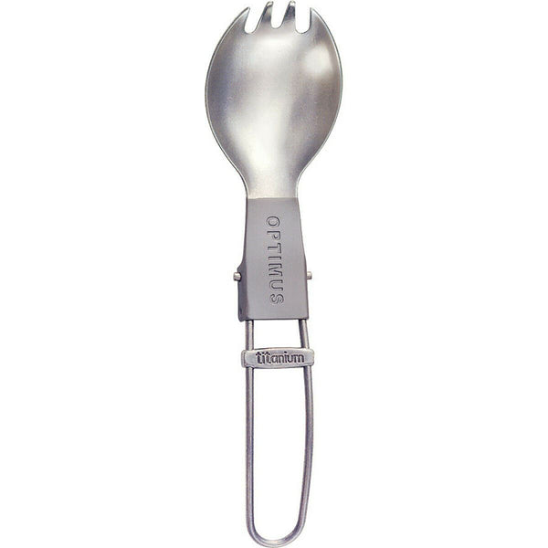 OPTIMUS TITANIUM SPORK Ultraleichter zusammenklappbarer Wander- und Rucksack-Überlebenslöffel