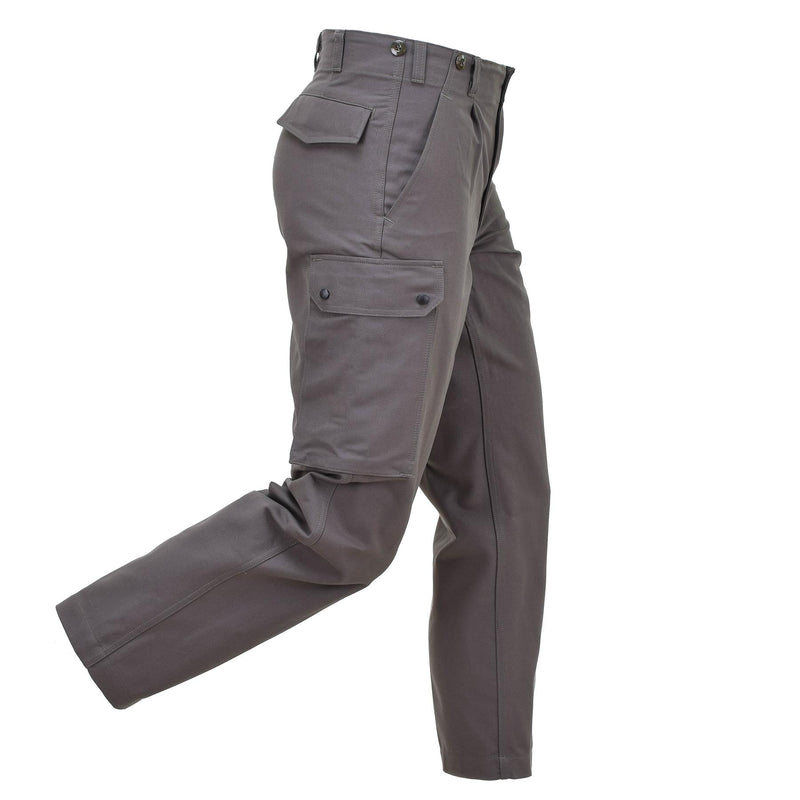 Leo Kohler Feldhose Kampfhose Militär Truppen Cargohose Baumwolle uni oliv
