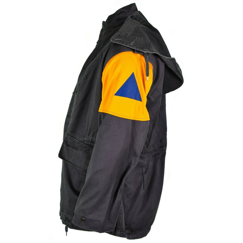 Original dänische Armee Kampfjacke M84 Dänemark Zivilschutz grau Feld Überschuss