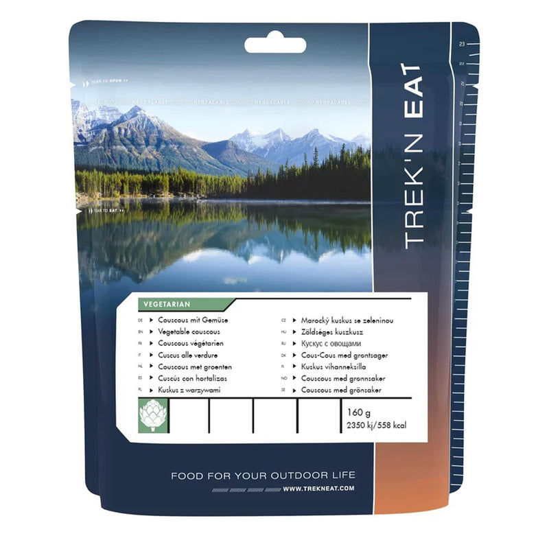 Trek'N Eat Vegetarische Mahlzeit Gemüse Couscous Survival Camping Outdoor MRE Essen