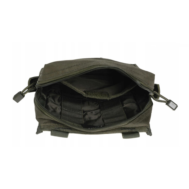 MIL-TEC taktische Gürteltasche Molle Befestigung Reißverschluss Utility Bag oliv