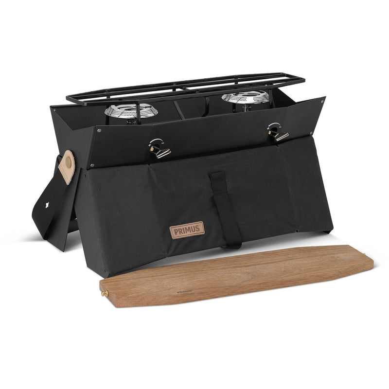 Primus Onja Stove DUO kompakter Doppel-Campingkocher mit Brenner, Outdoor-Küchen-Kochgeschirr
