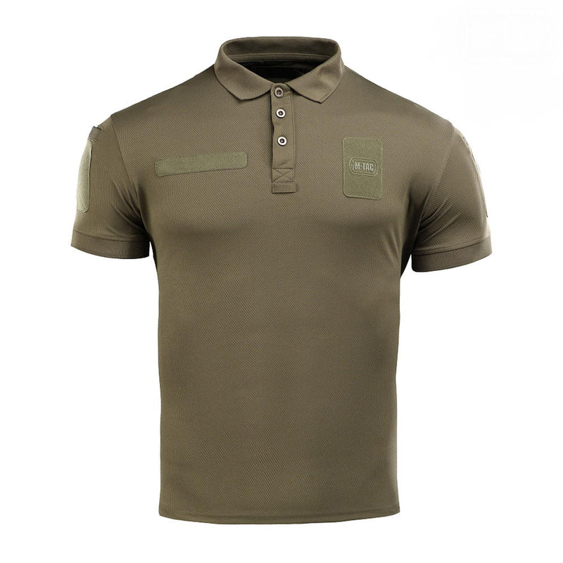 M-TAC Poloshirt im Militärstil, atmungsaktiv, leicht, taktische Unterwäsche, Oliv