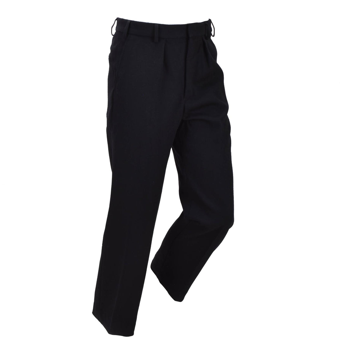 Original britische Militäranzughose Barathea 1B Formelle Hose Schwarz