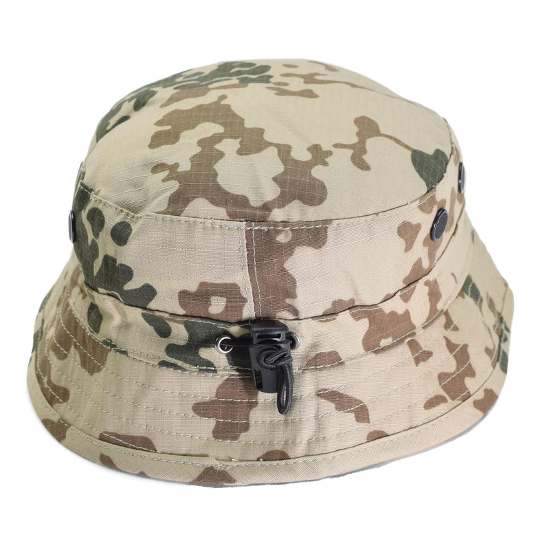 TACGEAR Marke Deutsch Armee Stil Bucket Boonie Hut Wüste Flecktran Camo Ripstop