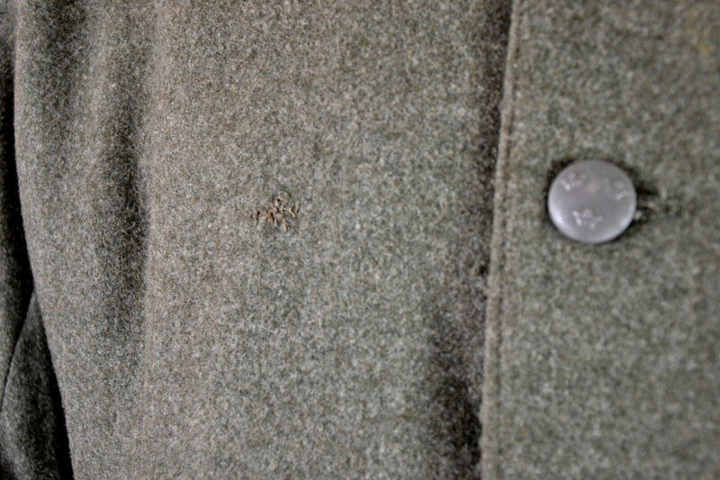 Echte Vintage-Uniformjacke M39 der schwedischen Armee aus Wolle aus dem Zweiten Weltkrieg, 1940er-Jahre, Militärgrau