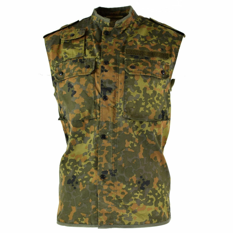 Original DEUTSCHE ARMEE WESTE MIT REISSVERSCHLUSS flecktarn camo taktischer Kampf BW Armee Ausgabe