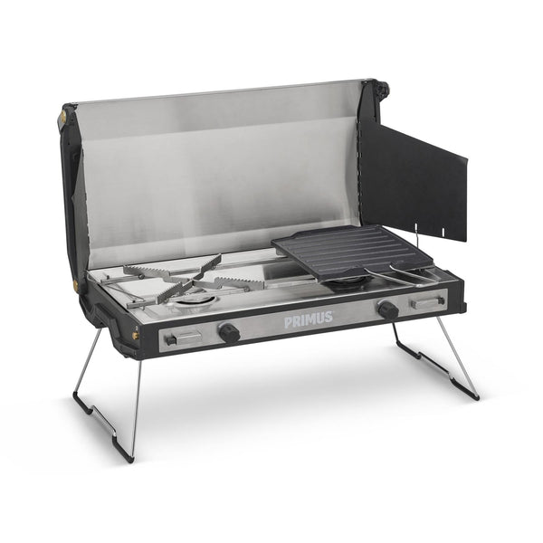 Primus Tupike Outdoorkocher mit zwei Gasbrennern, tragbar, für Camping und Wandern