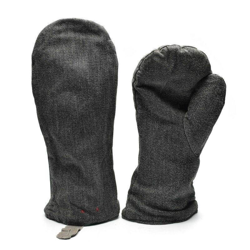 Original Schweizer Armee Winterhandschuhe mit Flanellfutter Militärische Ausgabe Stulpen