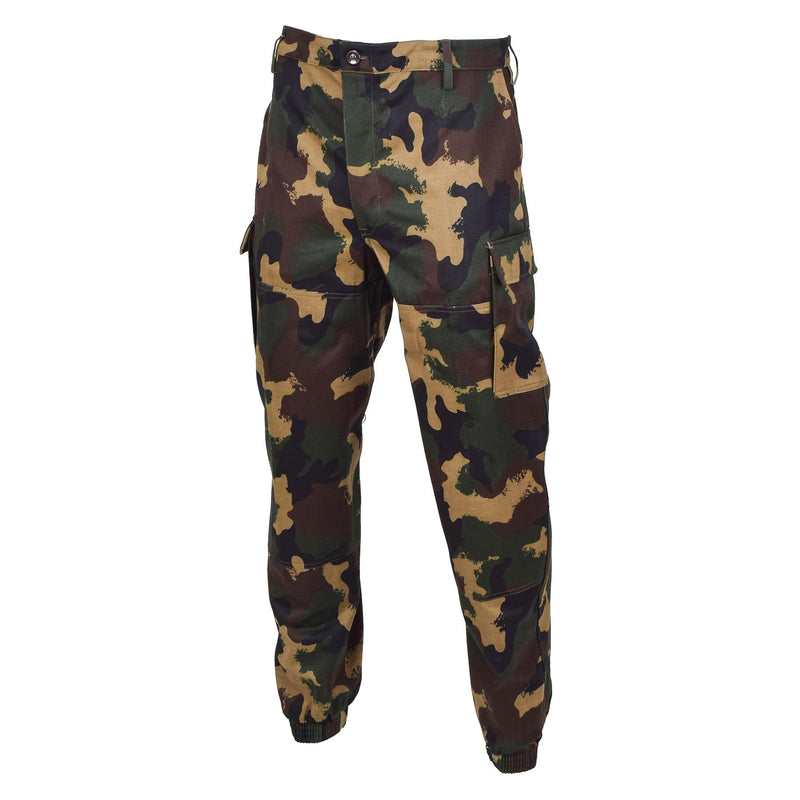 Original ungarische Feldtruppenhose M1990 Woodland Camo verstärkt NEU