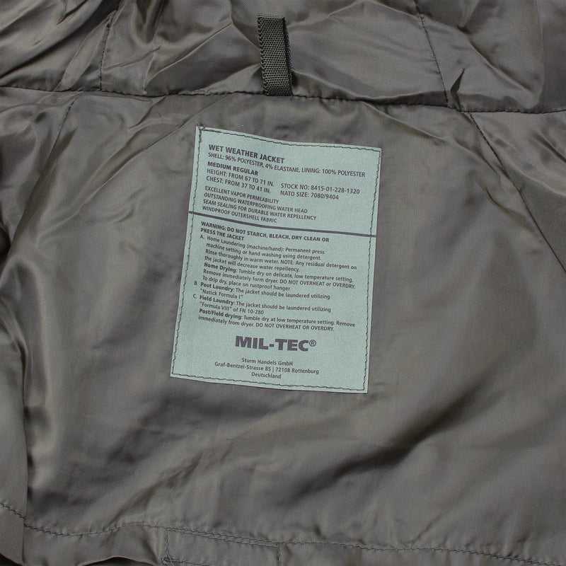 MIL-TEC Militärjacke im Regen- und Winterstil, 3-lagig, winddicht, Goretex, NEU