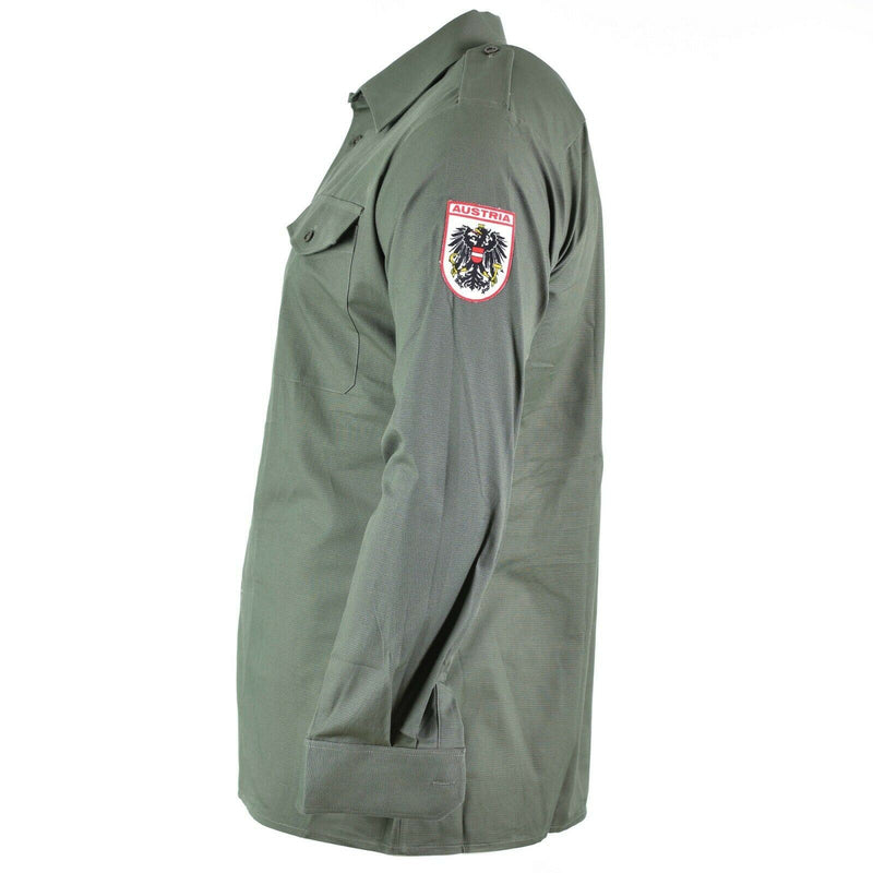 Original Österreichisches Bundesheer Hemd oliv Militär Kampf Langarm Tropic BDU NEU