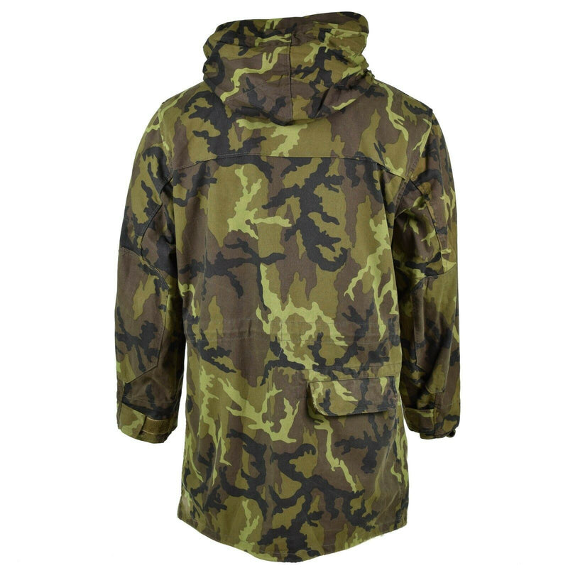 Original tschechische Armee Militär Kampf CZ 95 Camouflage Feldjacke Parka mit Kapuze