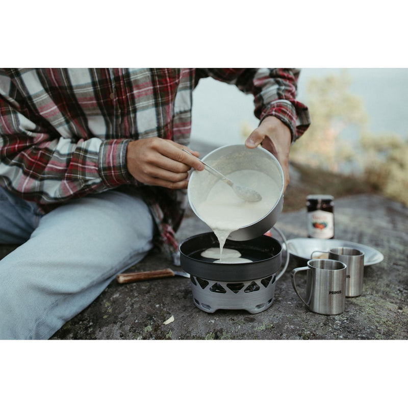 Primus Essential Stove Set 1,3L Camping Wandern Topf Pfanne leichtes Kochset