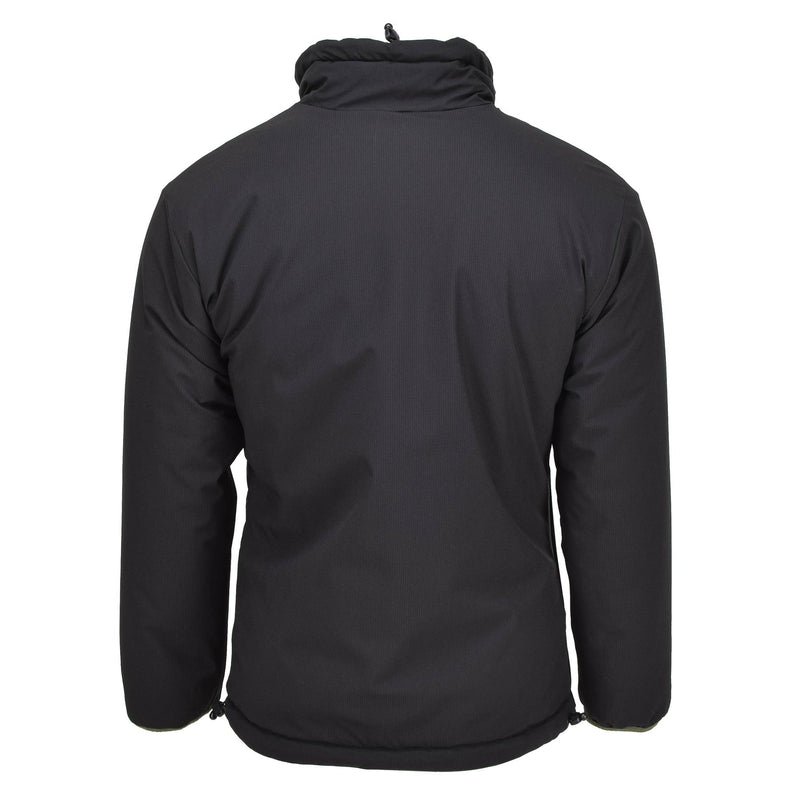 MIL-TEC Deutsche Militärjacke für kaltes Wetter, wendbar, winddicht, Grün/Schwarz, NEU