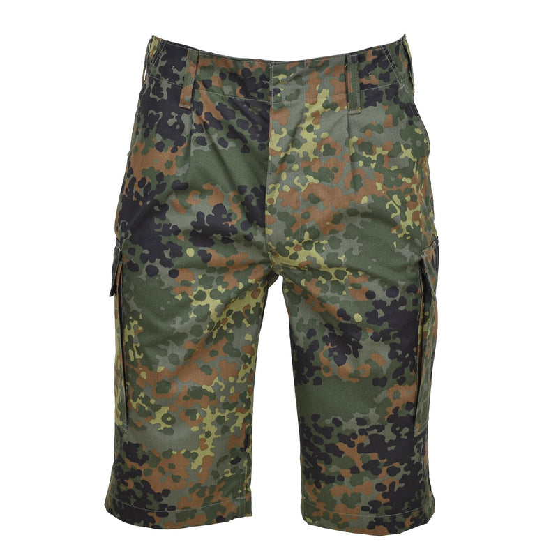 Leo Kohler Knielange Shorts Militär Bermuda Flecktarn Camouflage