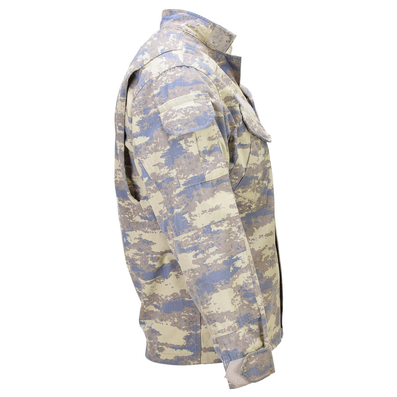 Echte türkische Militäruniformjacke Luftwaffe Langlebiger Ripstop M2018 Camo