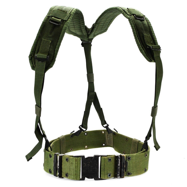 Original US Army Webbing System Web Hosenträgergurt LC-2 Militär Pistole grün