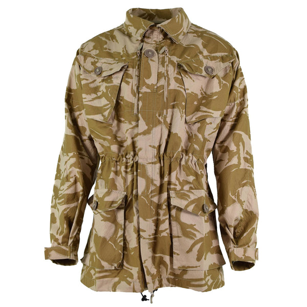 Original britische Armee Jacke Smock Wüste Camouflage Ripstop Parka Militär Ausgabe NEU