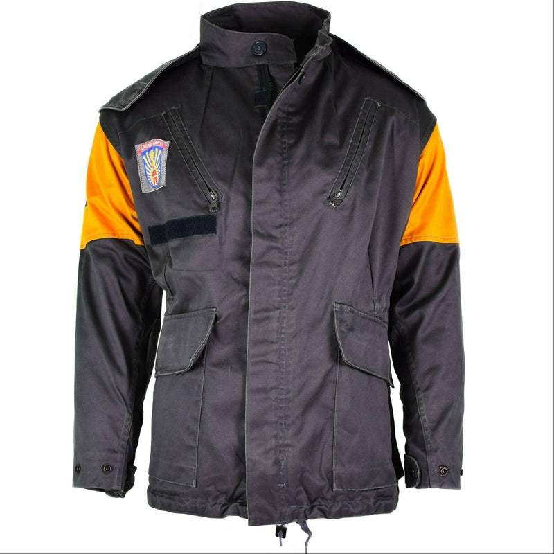 Original dänische Armee Kampfjacke M84 Dänemark Zivilschutz grau Feld Überschuss