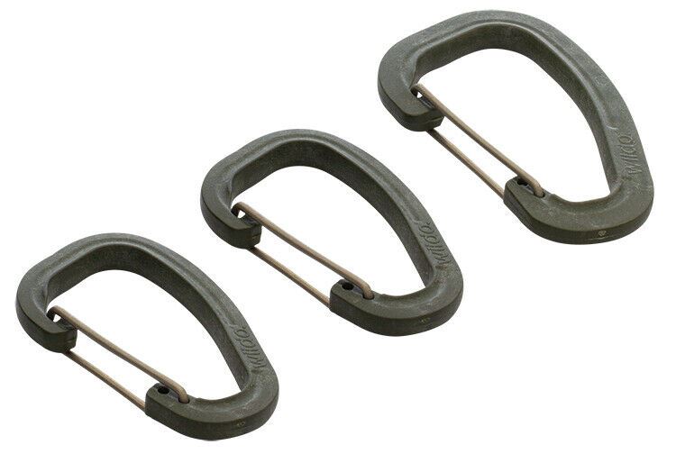 Original Wildo Zubehör Karabiner Set OD 3-teilig Leichte, stabile Clips