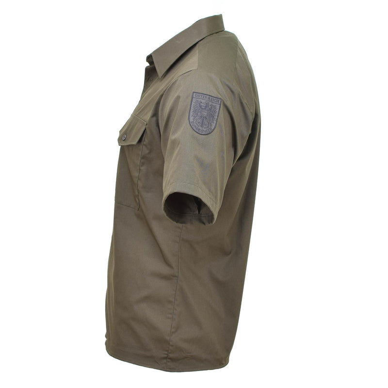 Original Österreichisches Bundesheer Hemd M65 leichtes Kampfhemd Kurzarm Olive BDU NEU