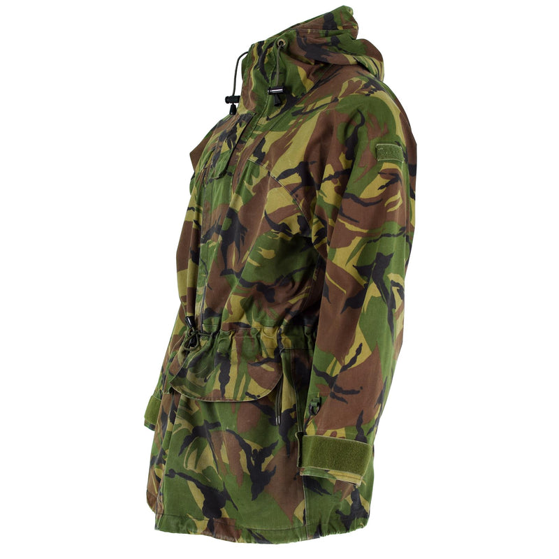 Echte niederländische Armeejacke, Kampfjacke DPM Goretex, wasserdicht, Camouflage, Überschussparka