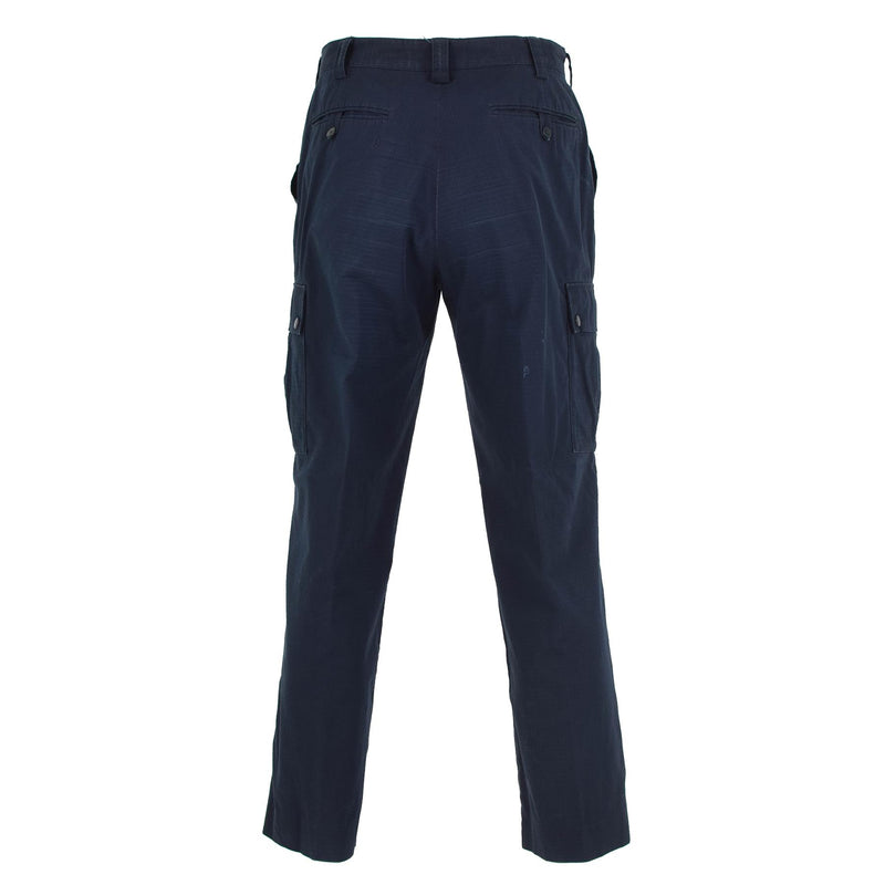 Original britische Polizeihose blau Ripstop strapazierfähige Uniformhose Überschuss
