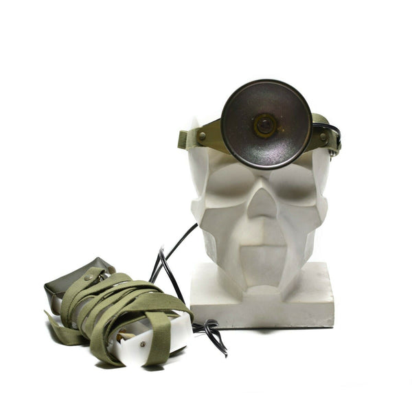 Vintage schwedische Militär Armee Stirnlampe Stirnlampe Taschenlampe NEU