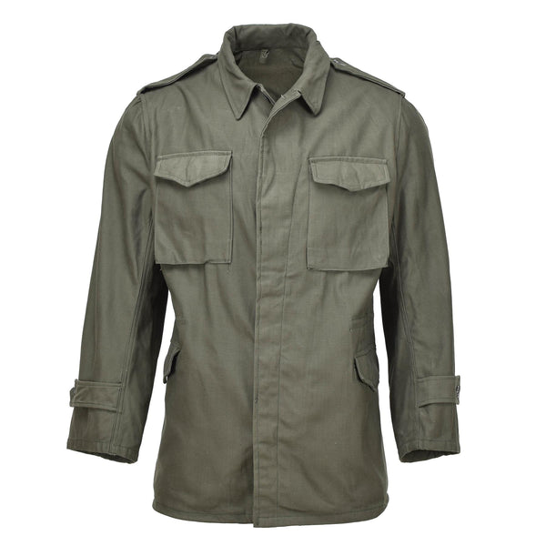Echte griechische Militär M65 Feldjacke US-Typ oliv Armeeuniform Überschuss NEU