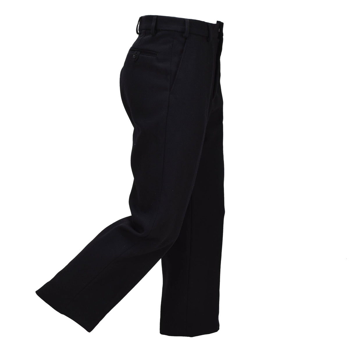 Original britische Militäranzughose Barathea 1B Formelle Hose Schwarz