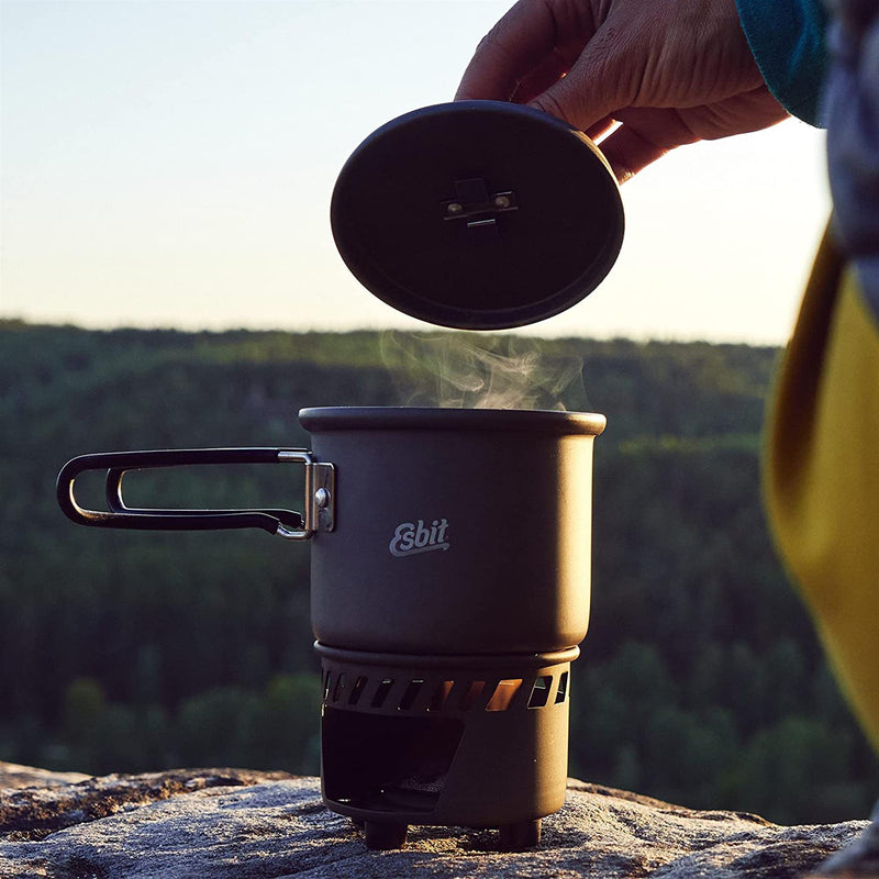 ESBIT Marke Kochset Festbrennstoffkocher Camping Survival Wasser Essen erhitzen