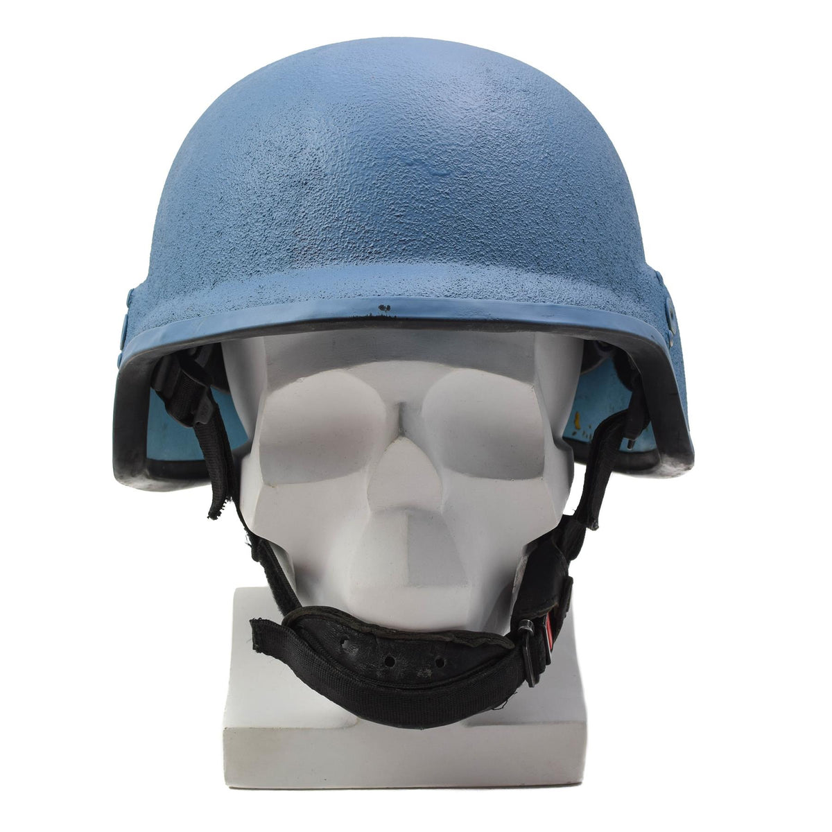 Original deutscher Militär-Kevlar-Helm, überschüssige Kopfbedeckung, Sammlerstück, UN-Blau