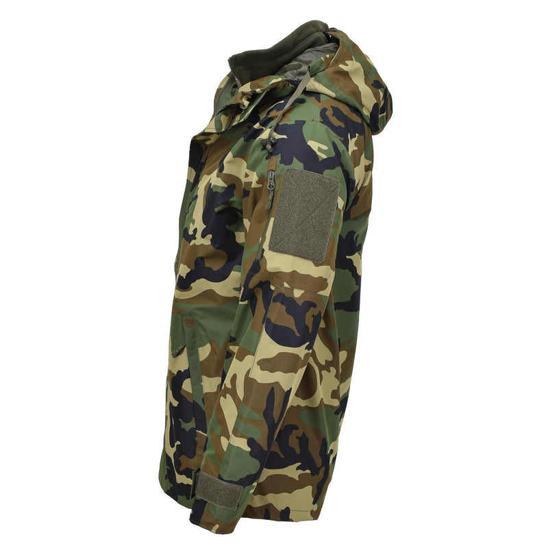 MIL-TEC Militärstil GEN II gefütterte Winterjacke Woodland Camo Softshell Parka