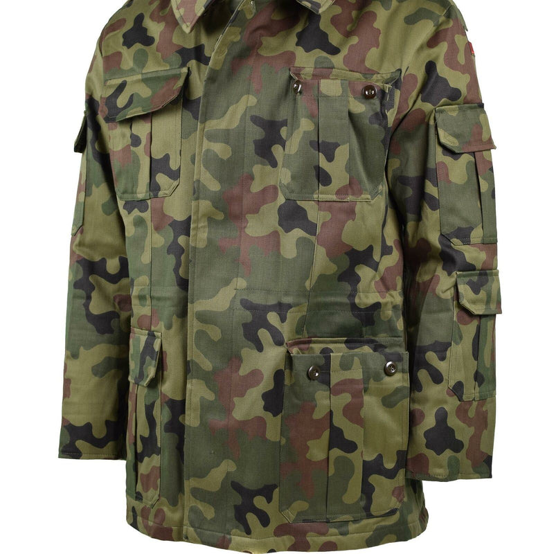 Original polnische Armee Parka Panther Camo Militärjacke Kampf BDU Überschuss NEU