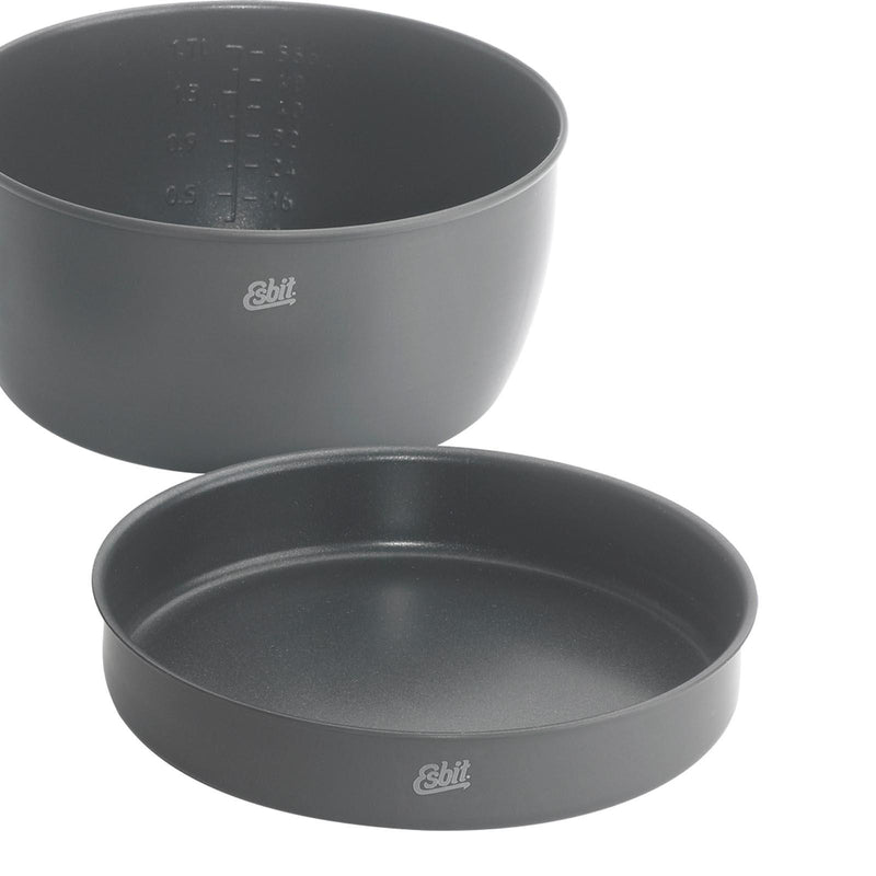Kochgeschirr der Marke ESBIT, leichter, langlebiger Aluminium-Topf für Outdoor-Camping, BPA-frei