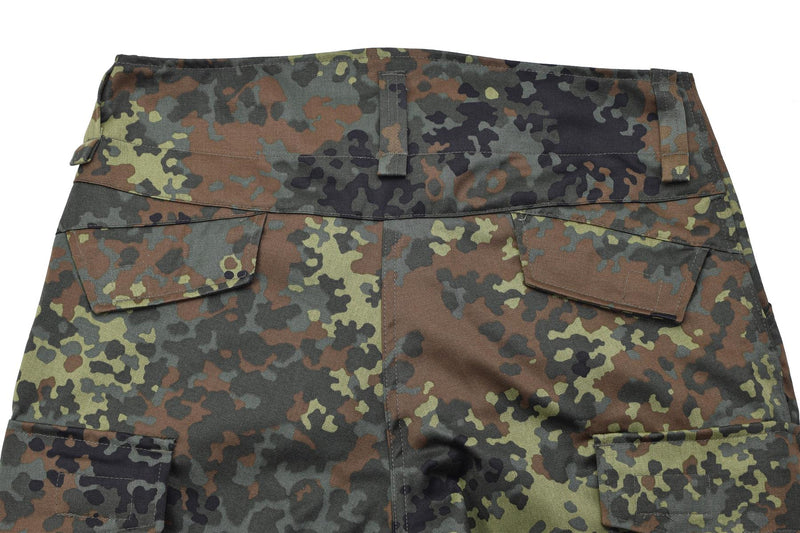 Leo Kohler – Militärische Taktische Hose „Explore“ mit Flecktarn-Camouflage und höherer Taille