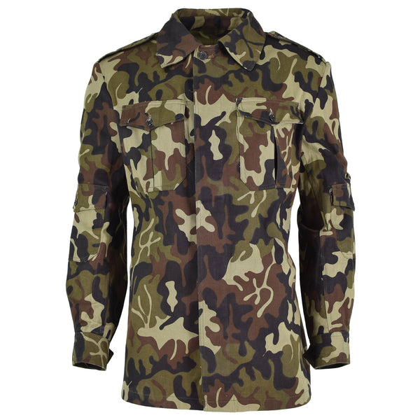 Original rumänische Truppen Feldjacke M93 Camo Leaf BDU Parka Militärausgabe