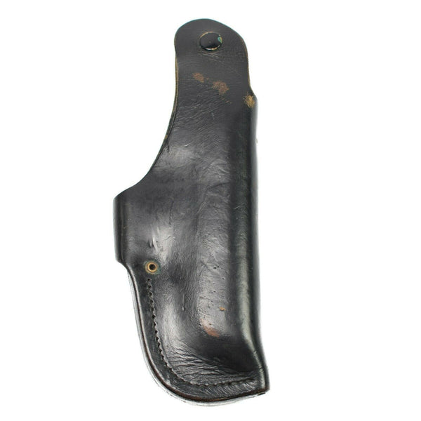 Original deutsches Polizei Pistolenholster schwarzes Lederetui